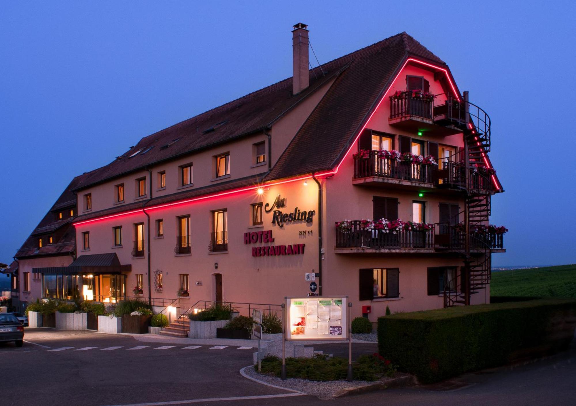 Hotel Restaurant Au Riesling Зеленберг Екстериор снимка